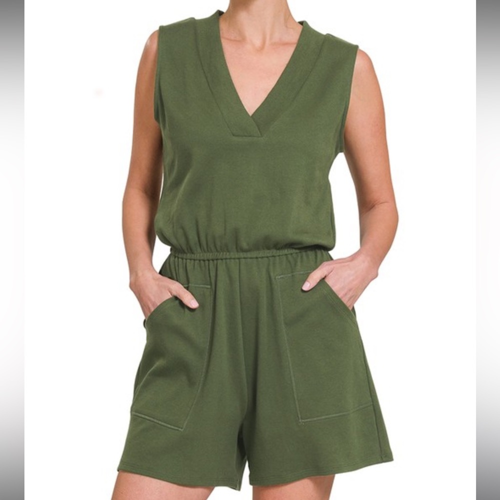 Olive romper